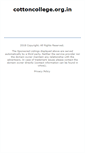 Mobile Screenshot of cottoncollege.org.in